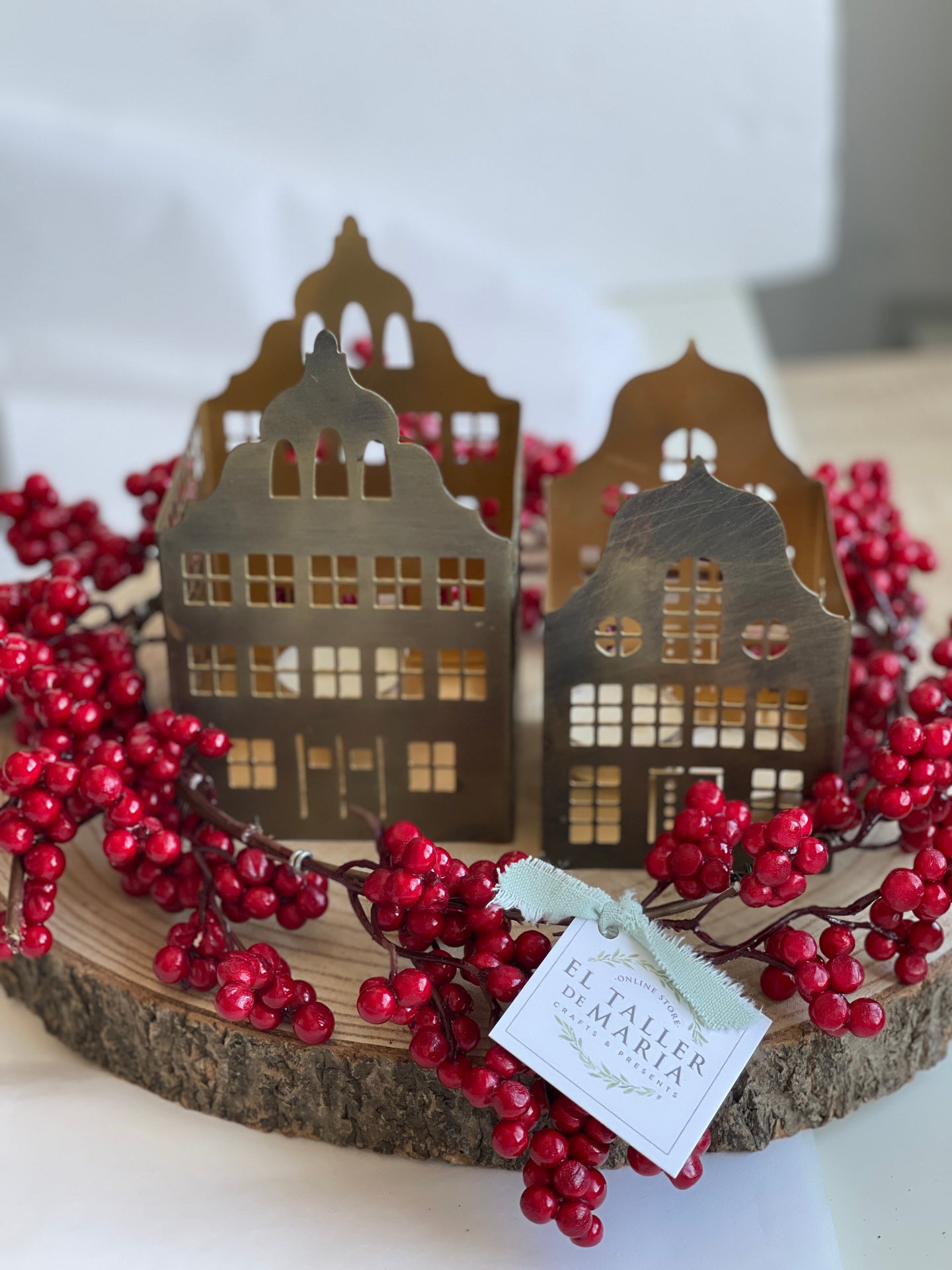 Casitas portavelas (duo)