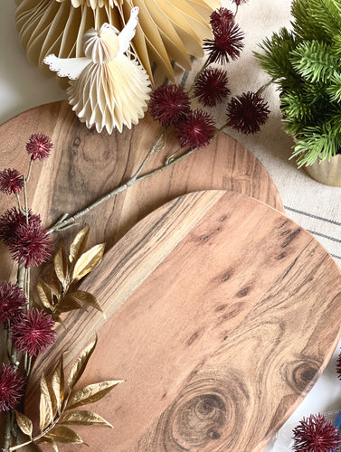 Tablas rústicas ovaladas