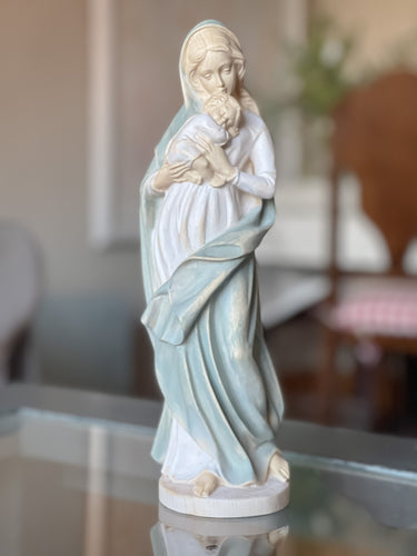 Stella Matutina - madera lavada verde azulado (29 cms)