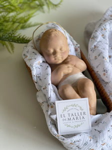 Niño Jesús tela florecitas